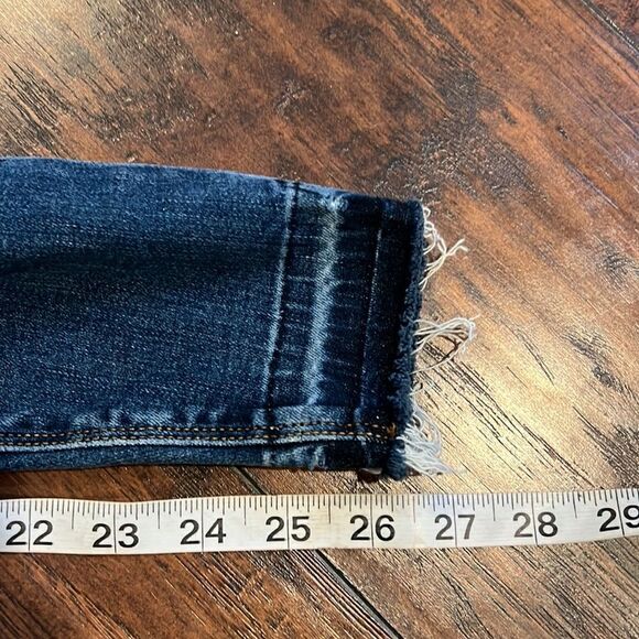 Spanx distressed raw hem jean leggings  size XS in EUC - Picture 8 of 8